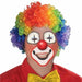 Rainbow Afro Clown Wig, 1 Pack