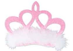 Pink Crown Hair Clip
