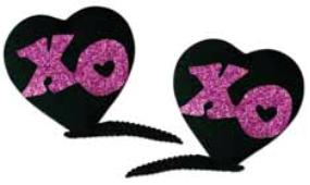 XOXO Hair Clips, 2 Pack