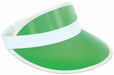 Clear Green Plastic Dealer Visor
