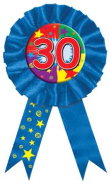 Ruban de récompense rosette numéro 30