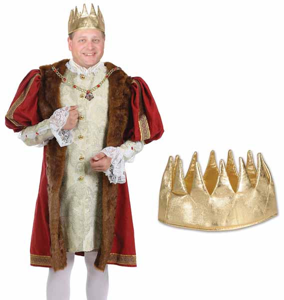 Gold Fabric Crown