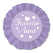 Favorite Aunt Satin Button