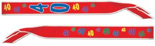 40th Birthday Satin Sash
