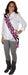 Zebra Print Bachelorette Satin Sash