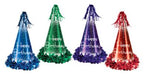 Assorted Fringed Foil Birthday Party Hats
