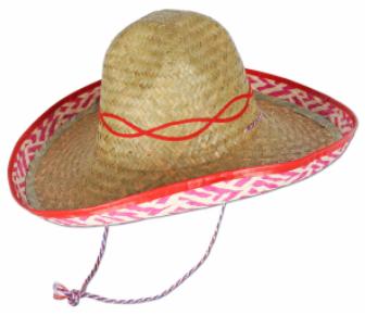 Sombrero Party Hat, One Size Fits Most
