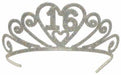 Glittered Metal 16 Tiara for Sweet Sixteen
