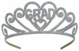 Glittered Metal Graduation Tiara