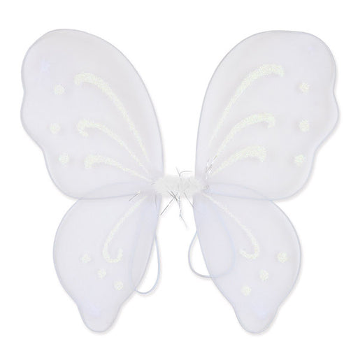 White Nylon Fairy Wings, 1 Set