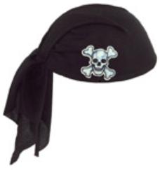 Black Pirate Scarf Hat