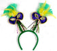 Mardi Gras Mask with Feathers Boppers
