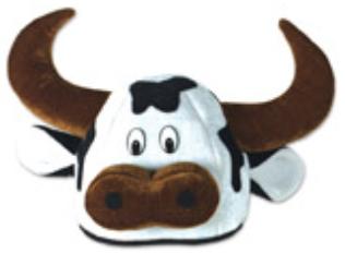 Cow Head Hat, Full Head Size