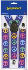 Peace Sign Suspenders