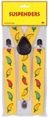 Chili Pepper Suspenders