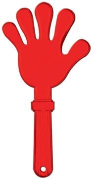 Giant Red Hand Clapper, 15 Inch