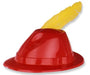 Plastic Alpine Hat with Feather
