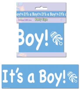 It's a Boy Party Tape, 1 Pack