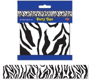 Zebra Print Party Tape