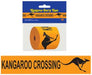 Kangaroo Crossing Poly Decorative Tape, 1 Pack