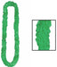 Green Poly Lei, 1.5 x 36 Inches