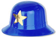 Blue Plastic Keystone Cop Hat