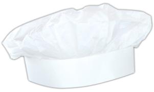 Tissue and Paper Chef's Hat