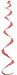 PRINTED HEART TWIRLY WHIRLY 24" 5/PKG
