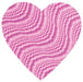 Pink Embossed Foil Heart Decoration, 9 Inch