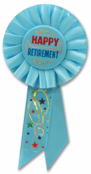 Happy Retirement Rosette