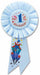 My 1st Birthday Blue Rosette
