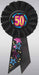Age 50 Deluxe Birthday Rosette