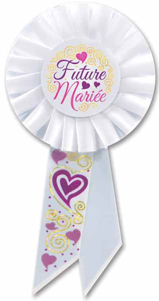 Future Mariée (Bride to Be) Rosette