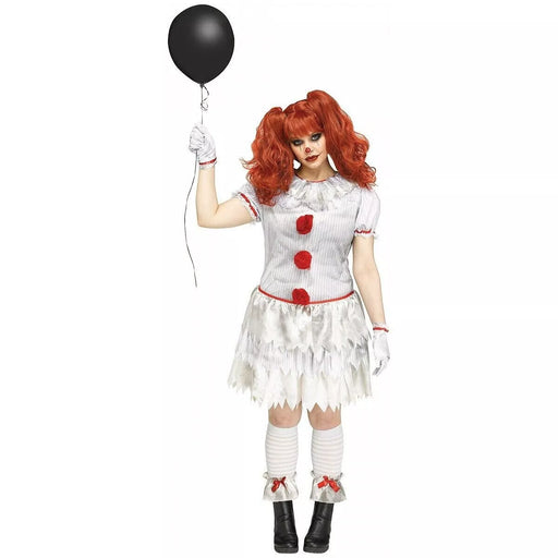  Carnevil Clown Adult Costume (16W-20W) (1/Pk)