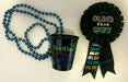 Over the Hill Birthday Set: Bead Necklace, Shot Glass, and Award Ribbon (3/Pk)