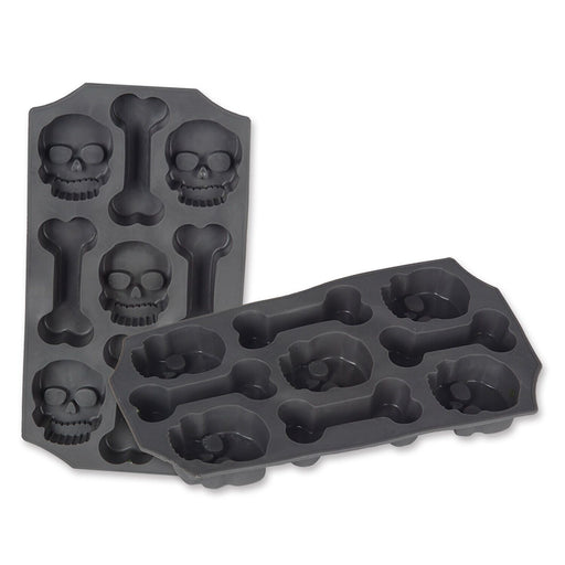 Skull & Bones Ice Mold - Chillingly Cool Halloween Decor and Drink Accessory