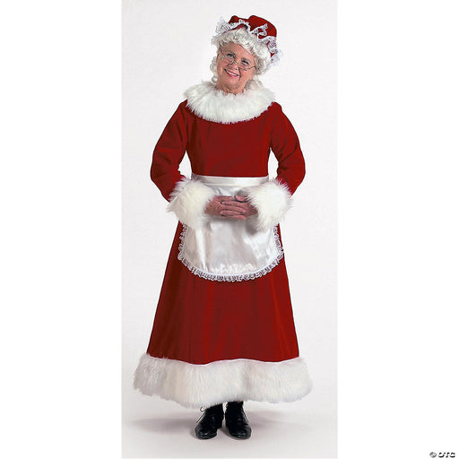 Burgundy Velvet Mrs. Claus Costume