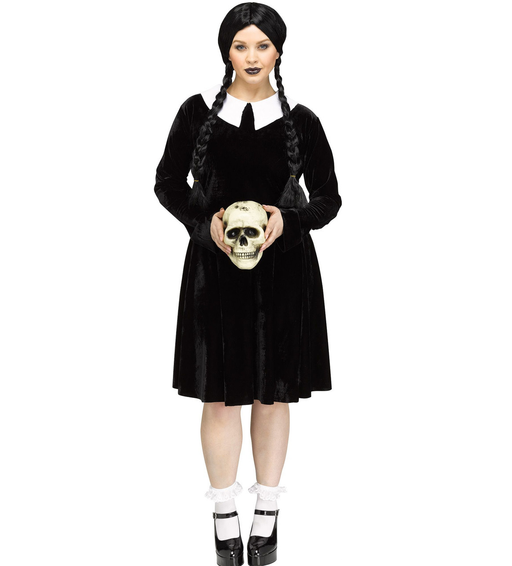 Gothic Girl Dress Adult Women's Halloween Costume - Plus Size (22W-24W) (1/Pk)