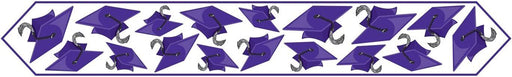 Purple Grd Cap Table Runner, 11"X6"