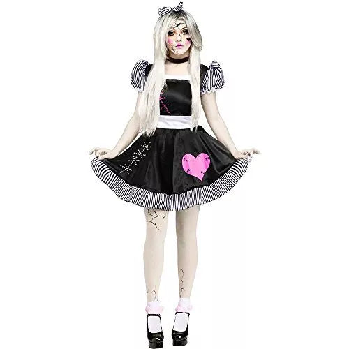 Broken Doll Adult Halloween Costume Size SM 2/8 (1/Pk)