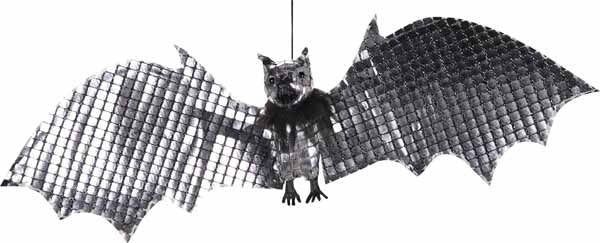 21-Inch Disco Fabric Bat Decoration