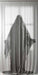 Spooky Silhouette Halloween Door Curtain, 6.5 ft