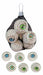 Hanging Bag of Eyeballs Halloween Decoration, 6 Pieces