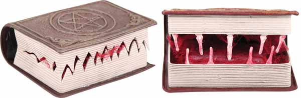 Animated Book with Sharp Teeth Halloween Prop