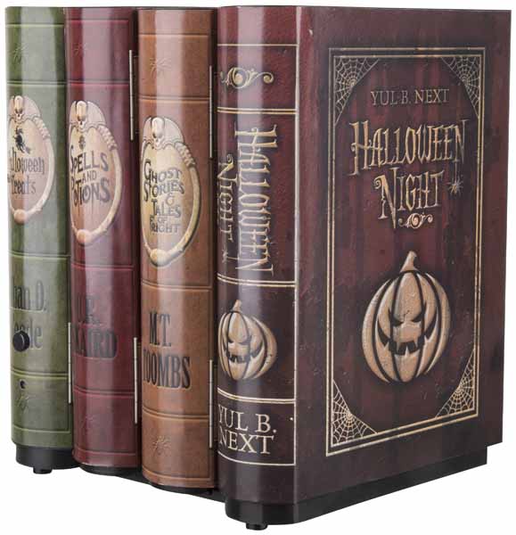 Animated Moving Books Halloween Prop