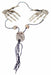 18-Inch Gothic Skull & Spider Choker Necklace