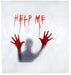 Help Me Halloween Shower Curtain