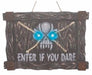 Light-Up Enter Halloween Sign, 11 x 16 Inches