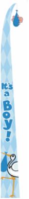 It's a Boy Party Flag Banner, 12.5 ft