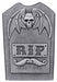 19-Inch RIP Halloween Tombstone, Assorted Designs